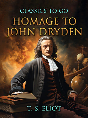 cover image of Homage to John Dryden